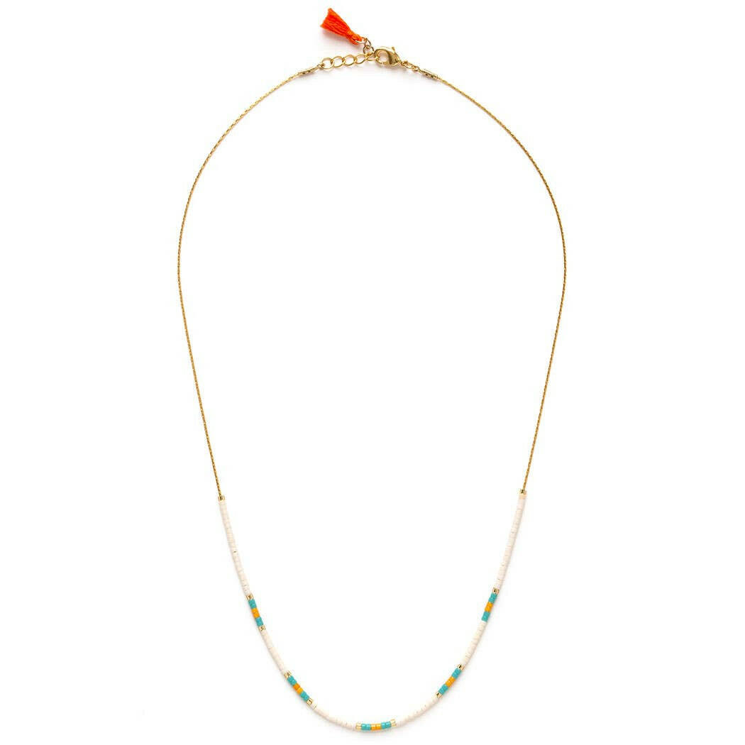 Japanese Seed Bead Necklaces: Sky | Artisans.