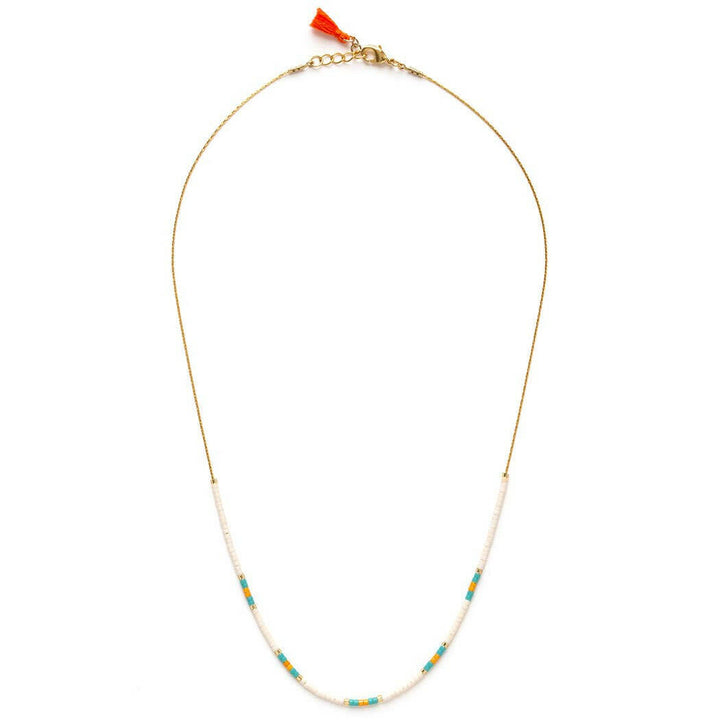 Japanese Seed Bead Necklaces: Sky | Artisans.