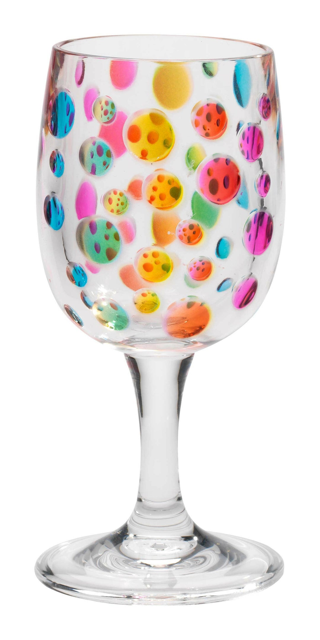 Satin Pearl 8 Oz. Wine Rainbow | Artisans.