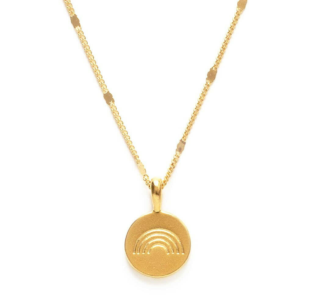 Rainbow Medallion Necklace | Artisans.