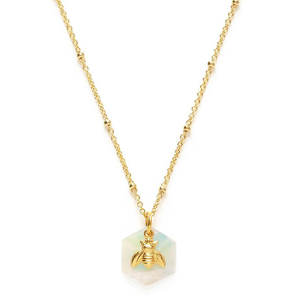 62HB | Honey Bee Necklace | Artisans.