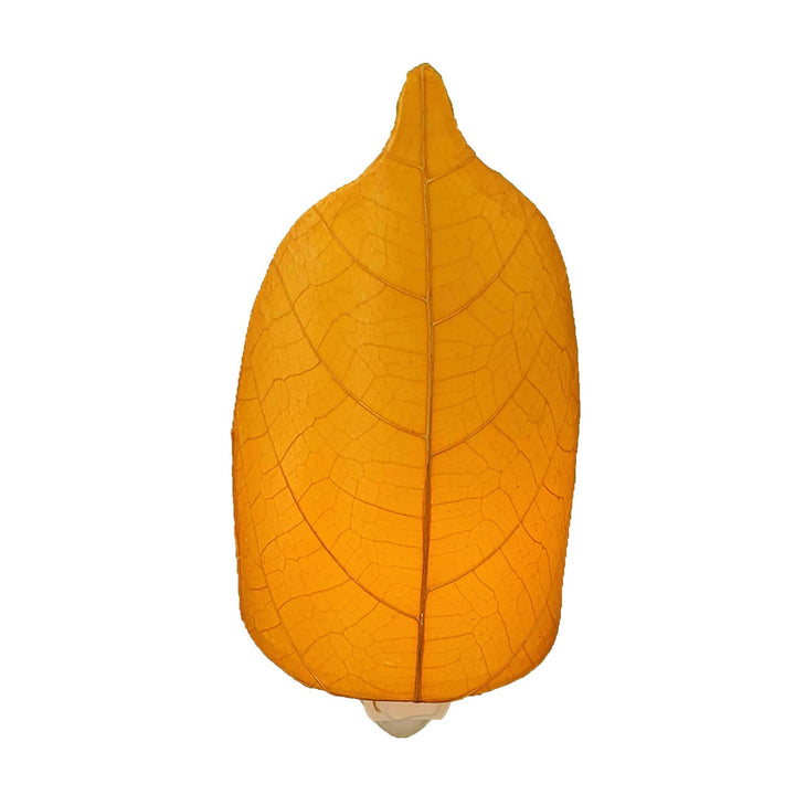 Leaf Night Light Orange | Artisans.