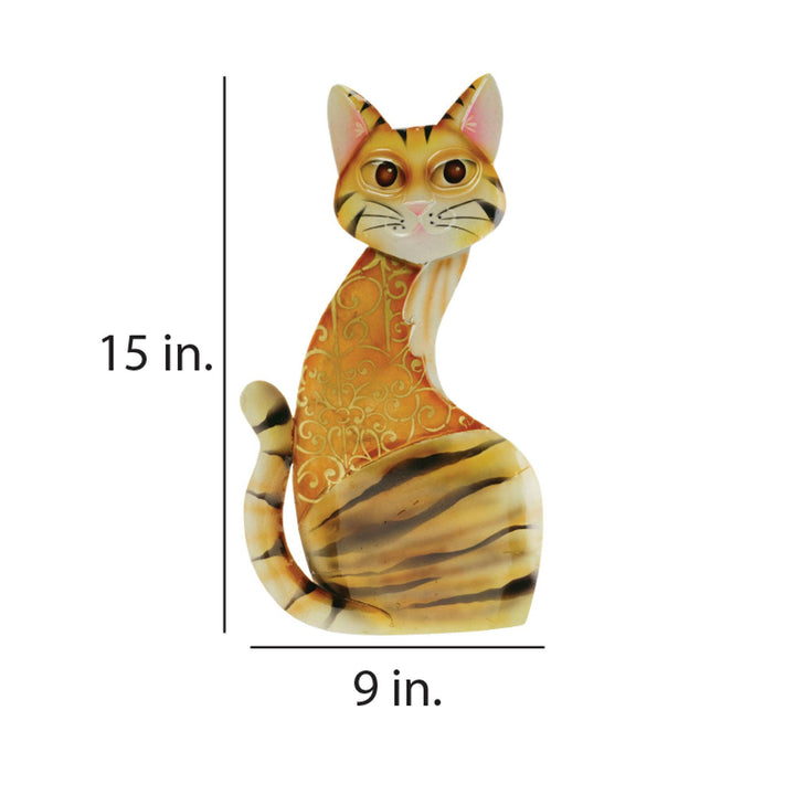Cat Wall Decor Sitting Up | Artisans.