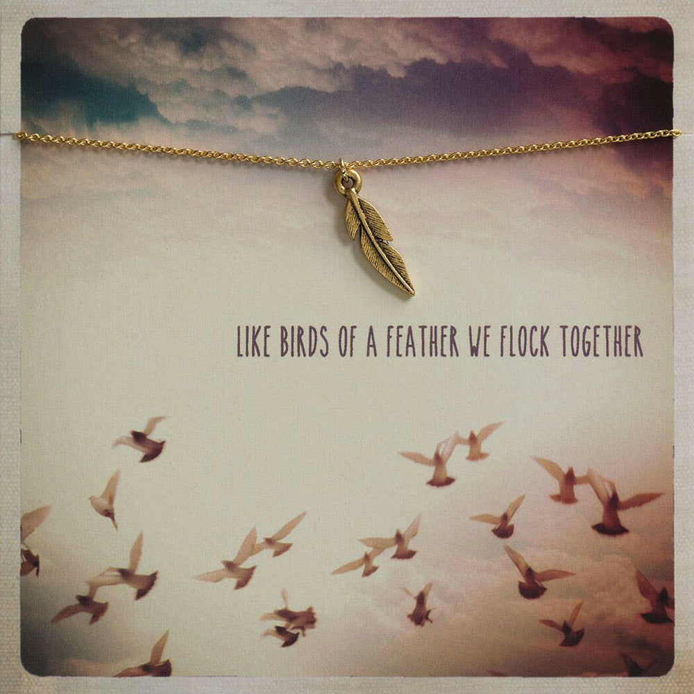 19CH | Feather Charm Necklace | Artisans.