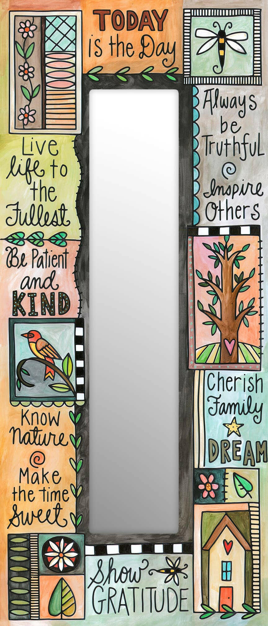 "Make It Count" Rectangle Mirror | Artisans.