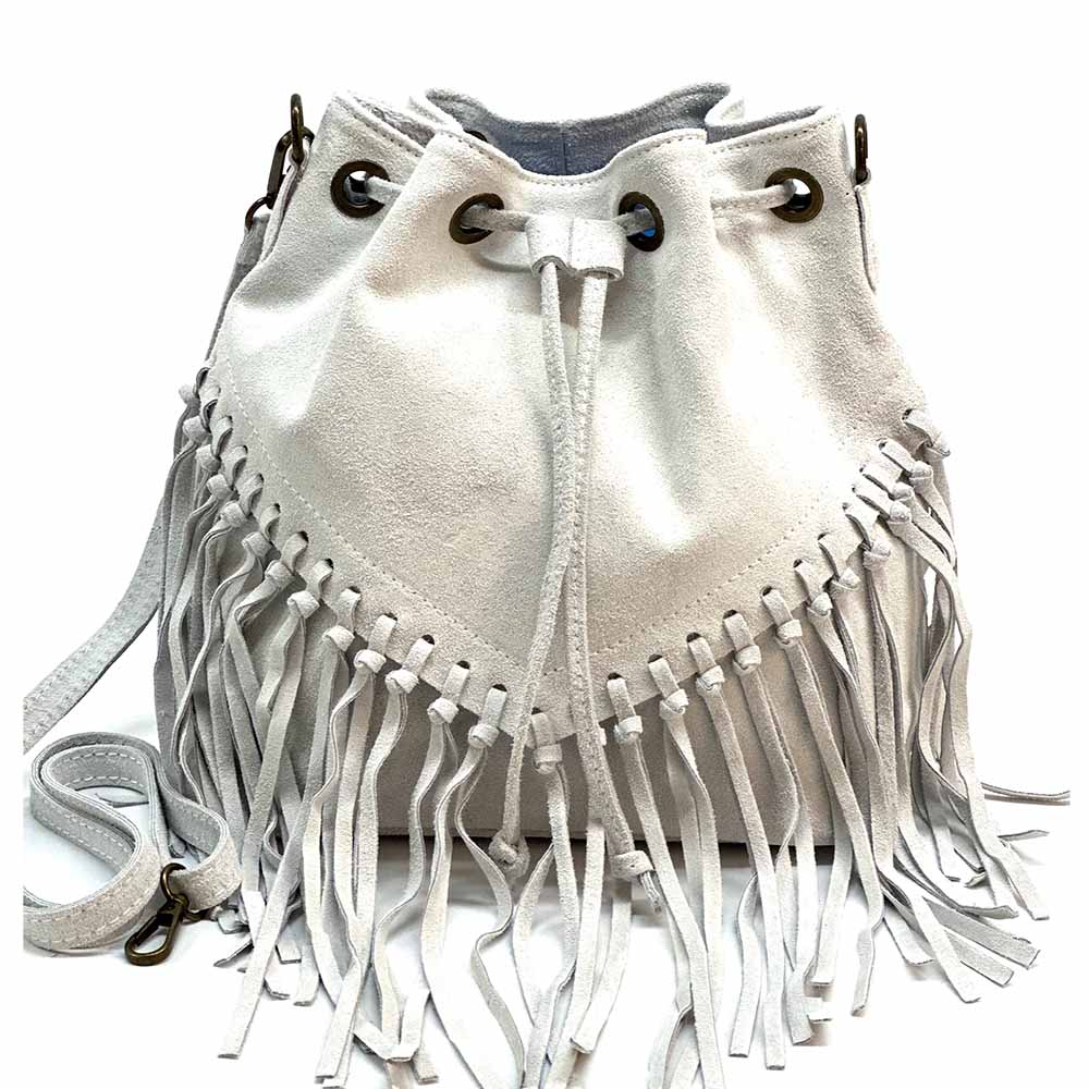 Rave Suede Bucket Bag