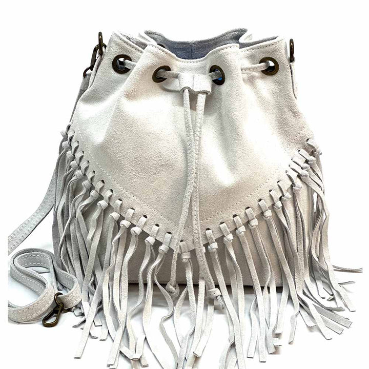 Rave Suede Bucket Bag