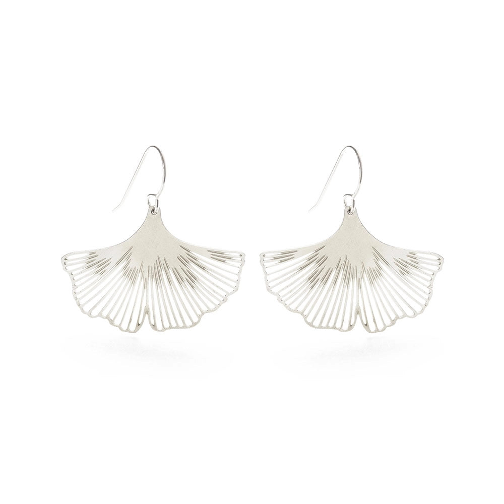 Ginkgo Leaf Earrings