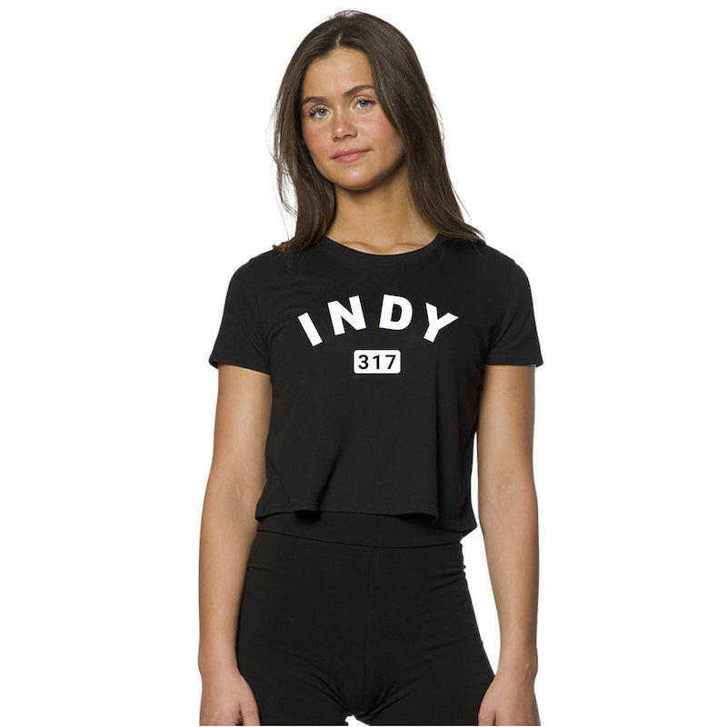 Indy 317 Women's Crop Top Duoblend T-shirt.
