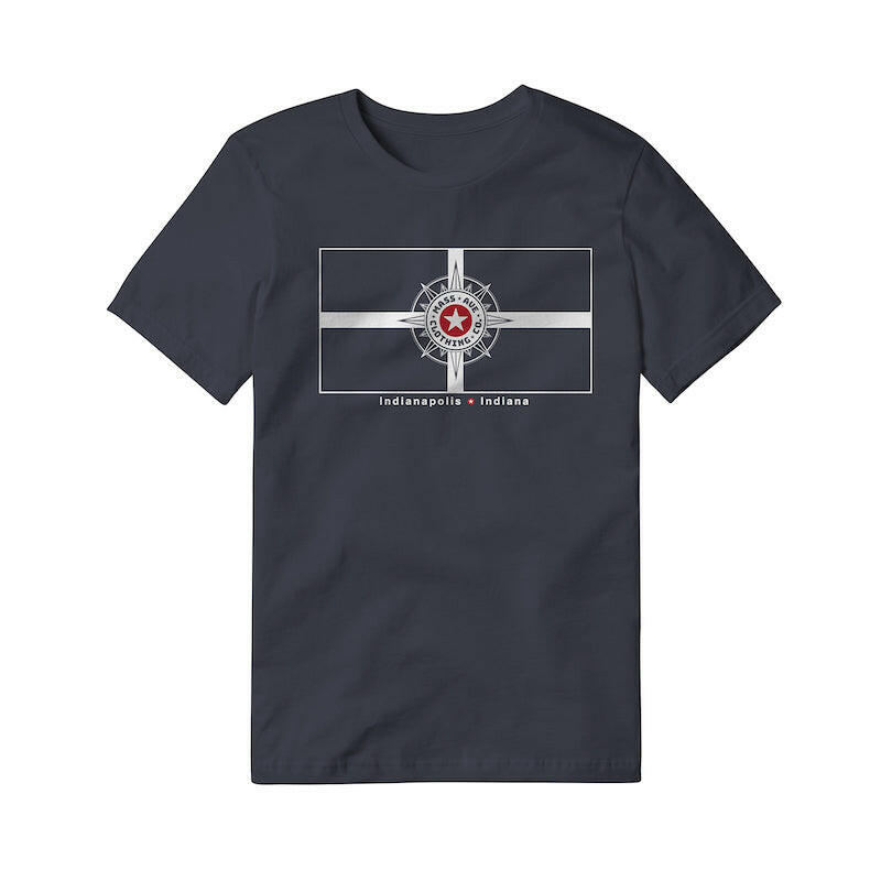 Mass Ave Clothing Co. Flag Unisex Tri-blend T-shirt.