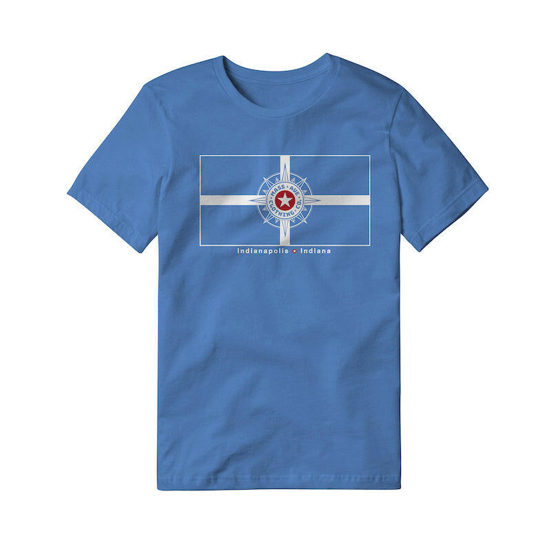 Mass Ave Clothing Co. Flag Unisex Tri-blend T-shirt.