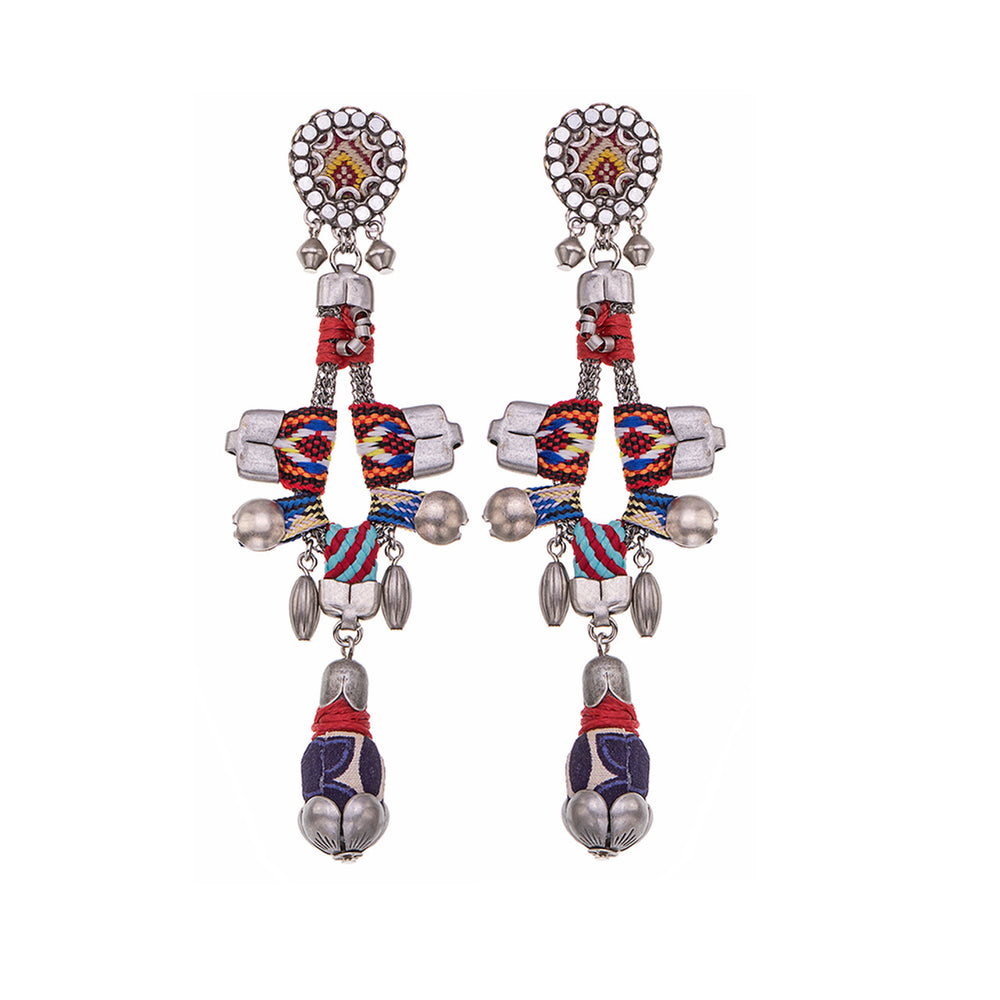 Ayala Bar Indian Guirlande Earrings -Elegant Style & Comfort