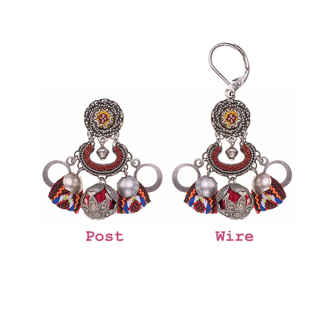 Ayala Bar Indian Guirlande Earrings -Elegant Style & Comfort