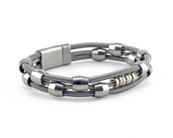 Jacob Recycled Bass Guitar String Bracelet