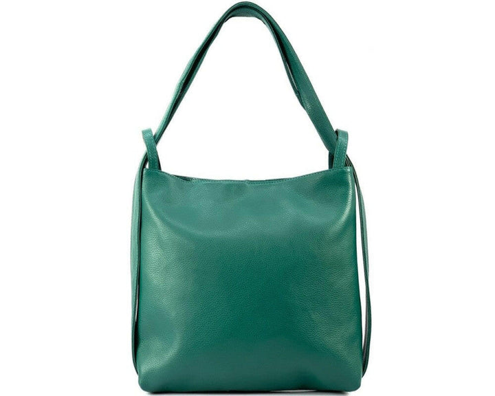 Elegant convertible backpack crafted from premium leather, perfect for sophisticated urban adventures and versatile styling.