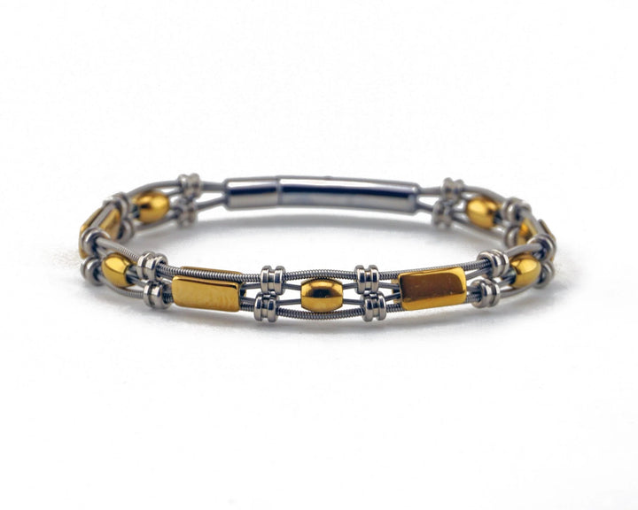 Medley Recycled Guitar String Bracelet