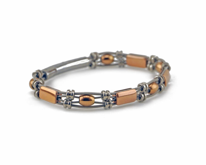 Medley Recycled Guitar String Bracelet