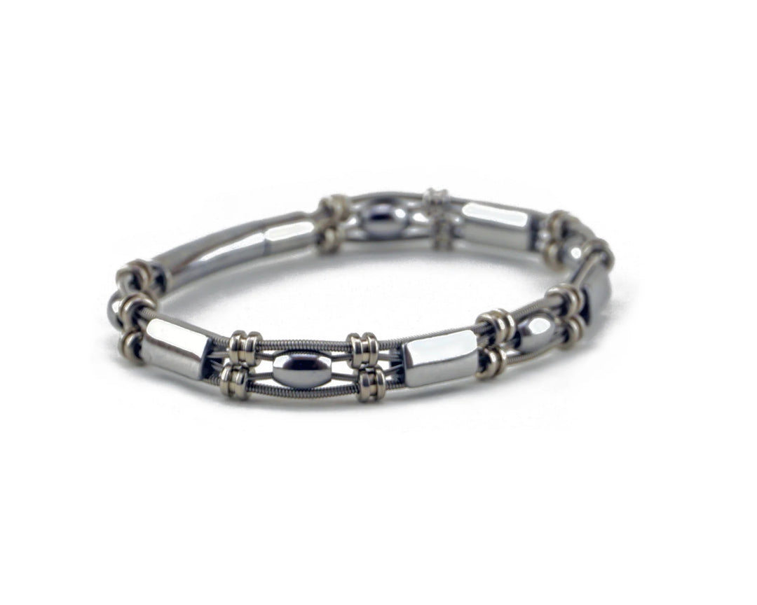 Medley Recycled Guitar String Bracelet