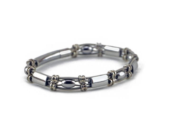 Medley Recycled Guitar String Bracelet