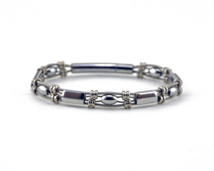 Medley Recycled Guitar String Bracelet