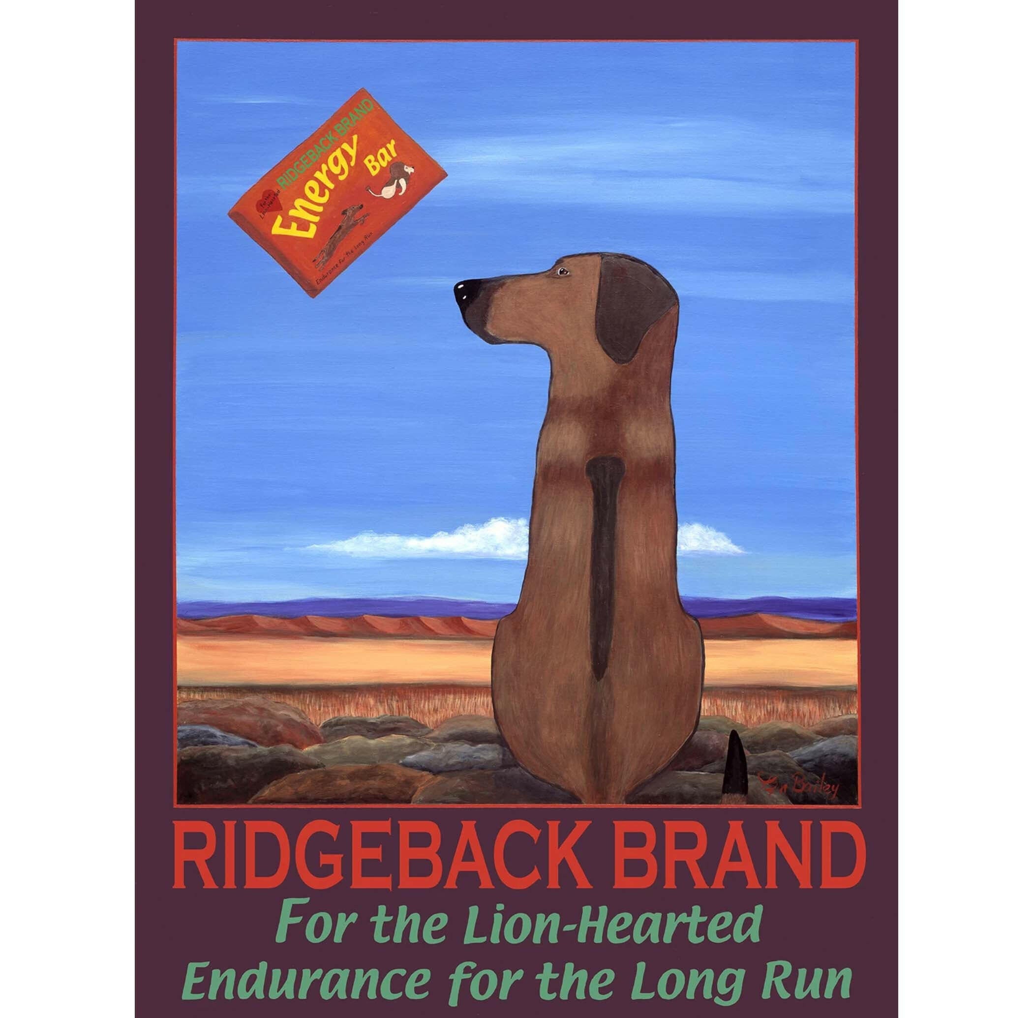 Ridgebacks Bar Ridgeback Energy Bar Limited Edition Print – Artisans