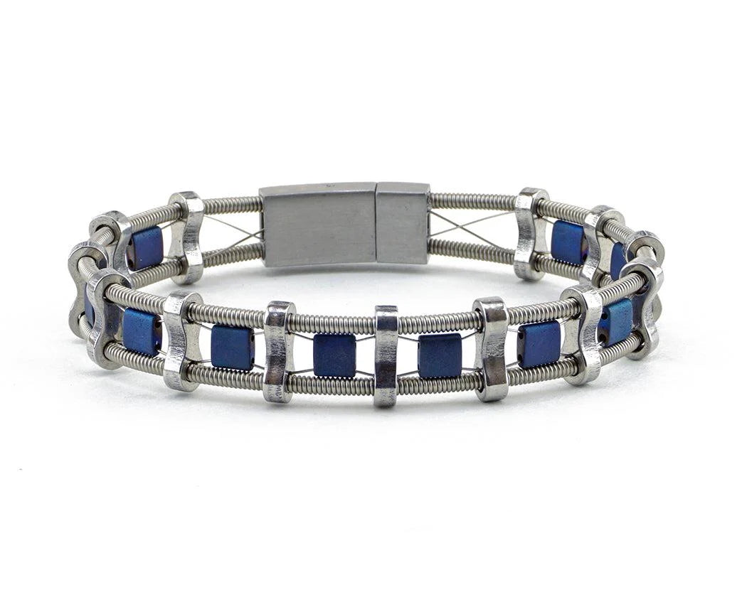 Ryan Recycled Bass Guitar String Bracelet