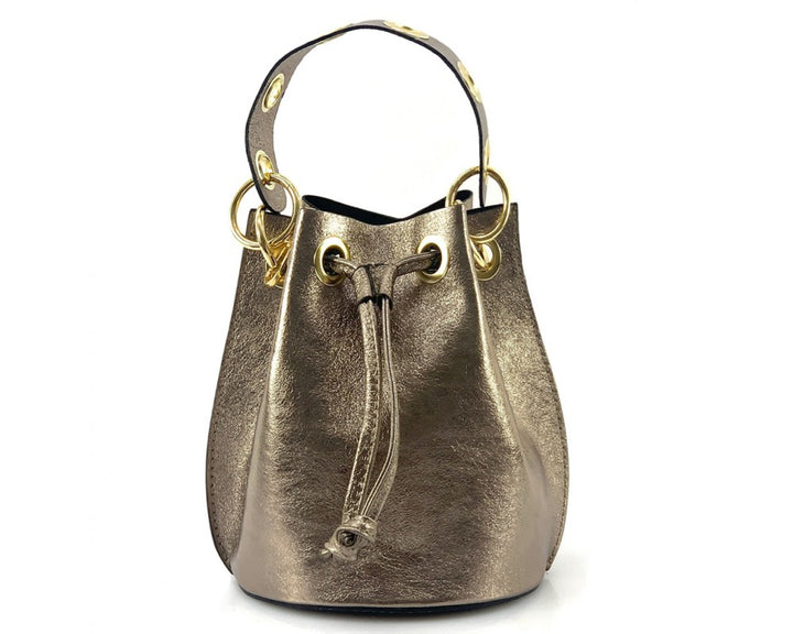 Sadie Leather Bucket Bag — Assorted Styles