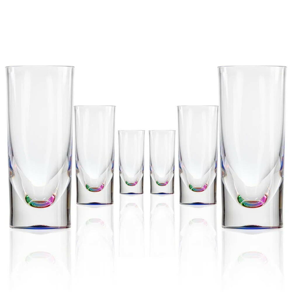 Teardrop 14 oz. Rainbow Acrylic Tall Tumbler