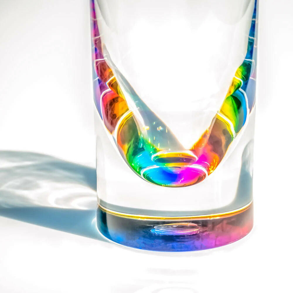 Teardrop 14 oz. Rainbow Acrylic Tall Tumbler
