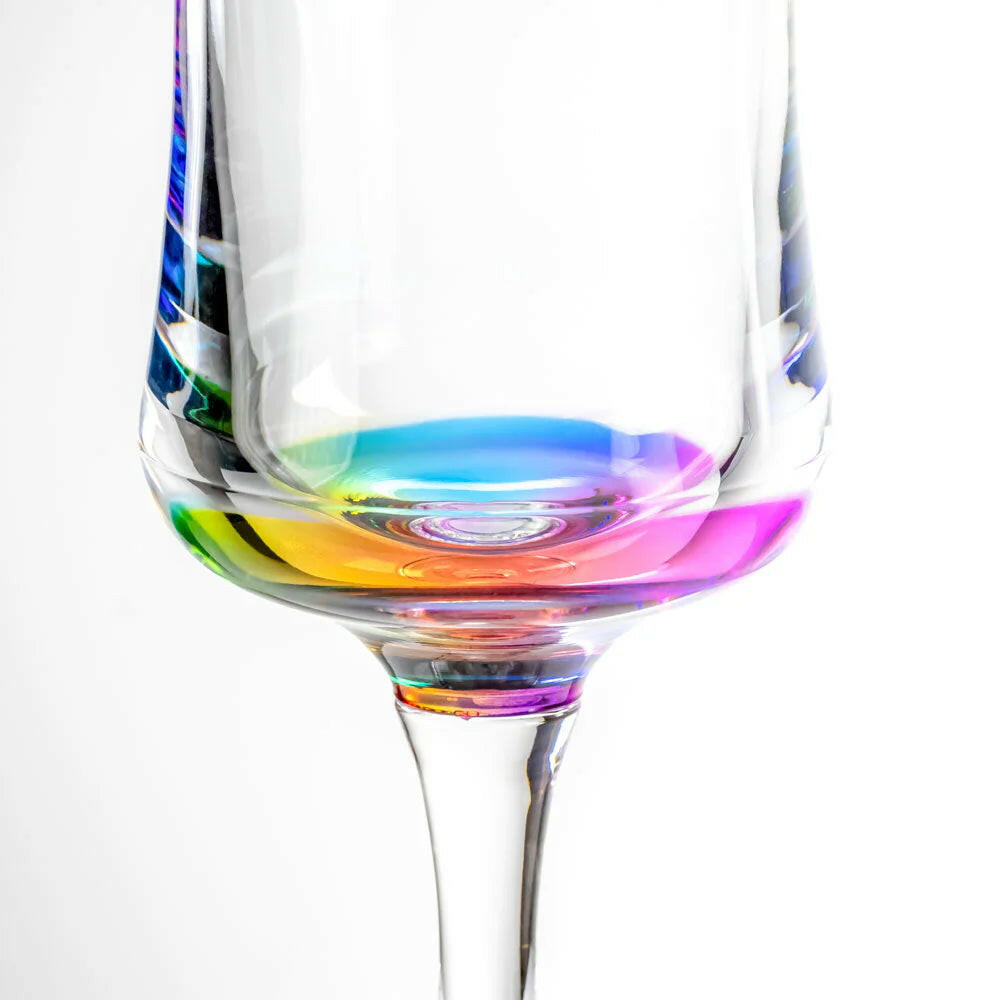 Reflections 8 oz. Rainbow Acrylic Wine Goblet